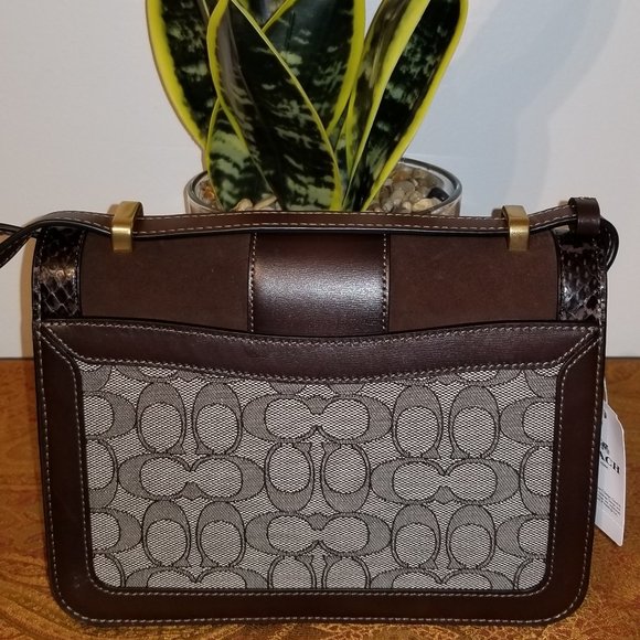 Coach Bags C72 Coach Alie Shoulder Bag In Signature Jacquard With